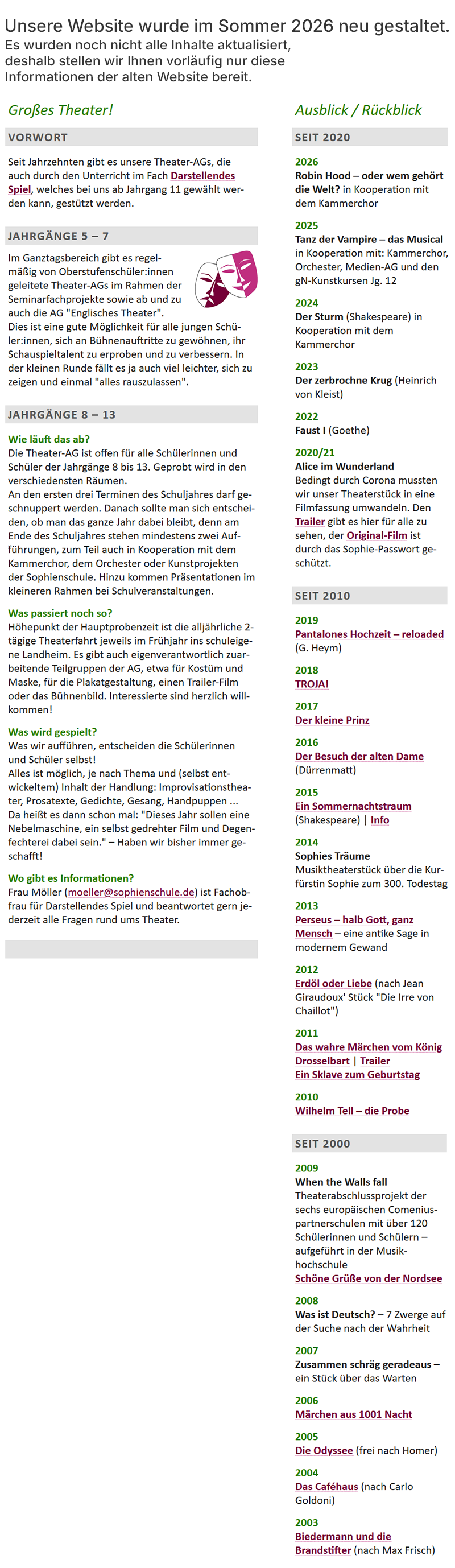AG-Übersicht