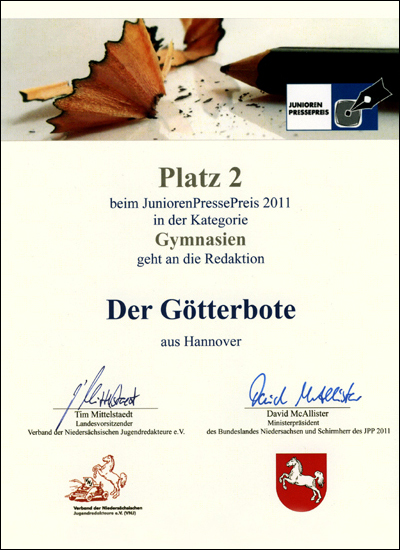 Urkunde 2011